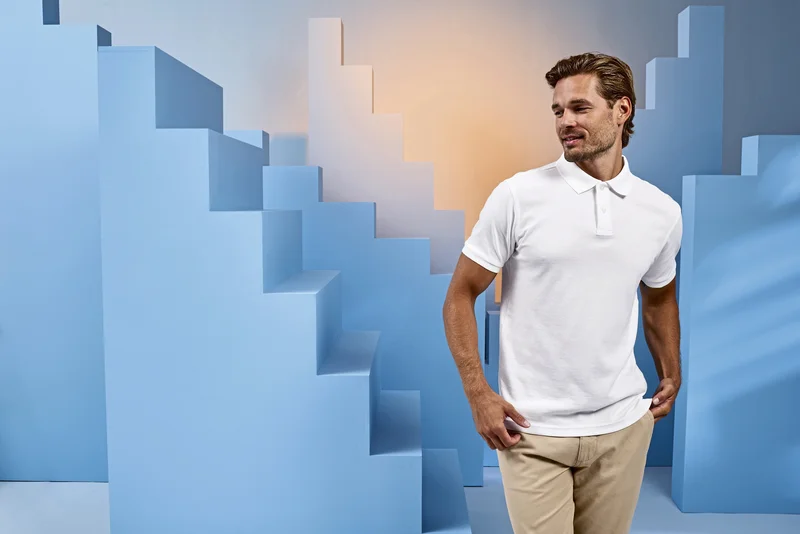 Men´s Super Smooth Knit Polo • Asquith & Fox