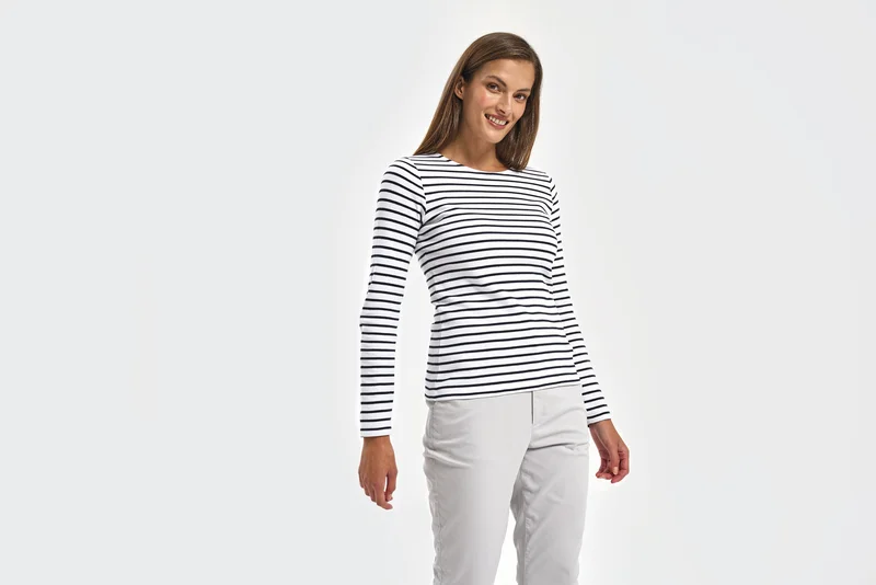 Women´s Marinière Coastal Long Sleeve Tee • Asquith & Fox