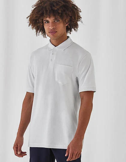 Unisex Polo Safran Pocket • B&C BE INSPIRED