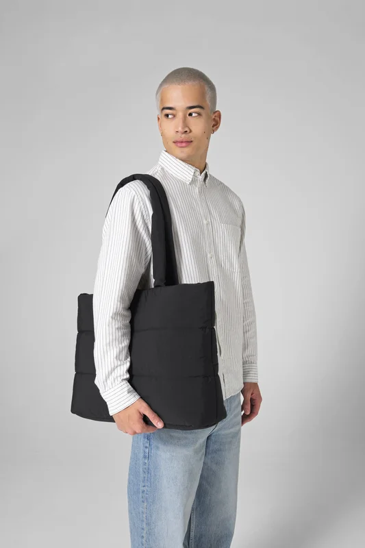Quilted tote Bag • BagBase