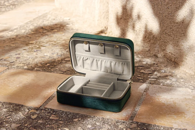 Velvet Travel Jewellery Box • BagBase