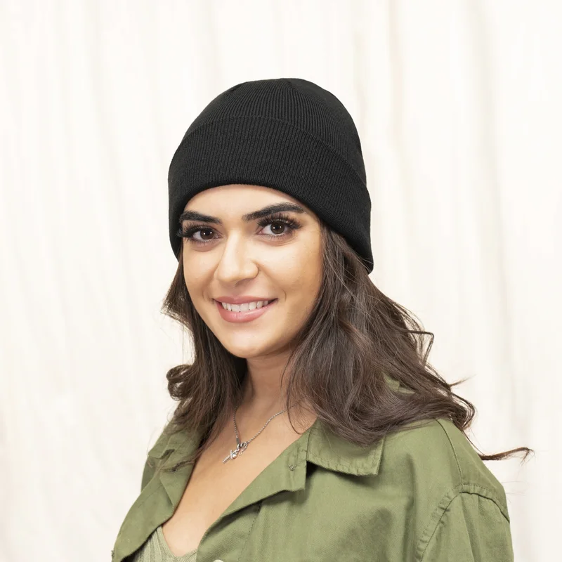POLYLANA® Cuff Beanie • Brain Waves