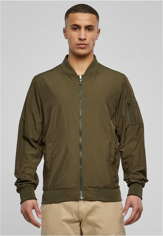 Nylon Bomber Jacket • Build Your Brand