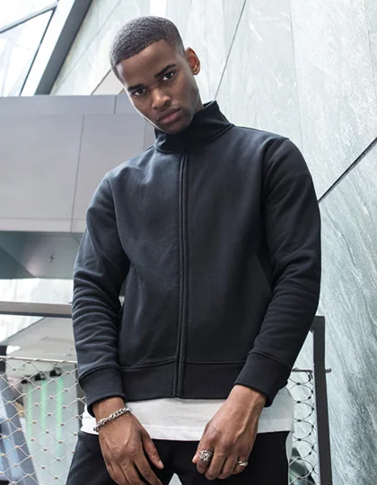 High Neck Sweat Zip Cardigan • Build Your Brand