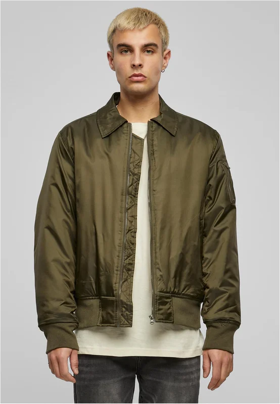 Collar Bomber Jacket • Build Your Brand