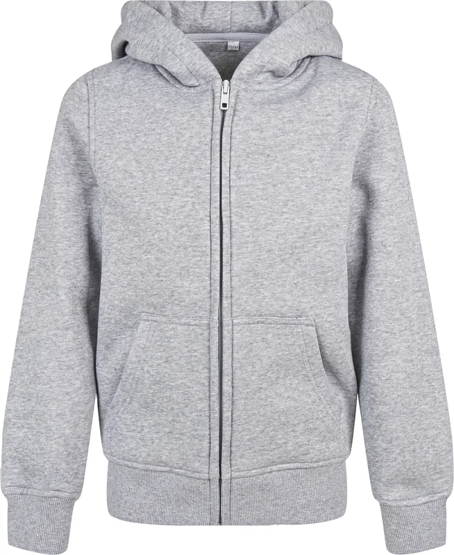 Kids´ Organic Basic Zip Hoody • Build Your Brand