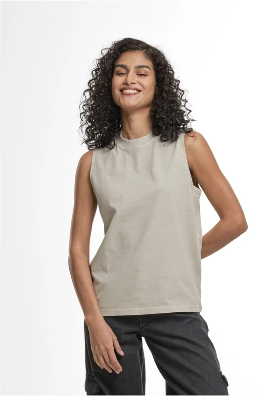 Ladies Vintage Washed Sleeveless Tee • Build Your Brand
