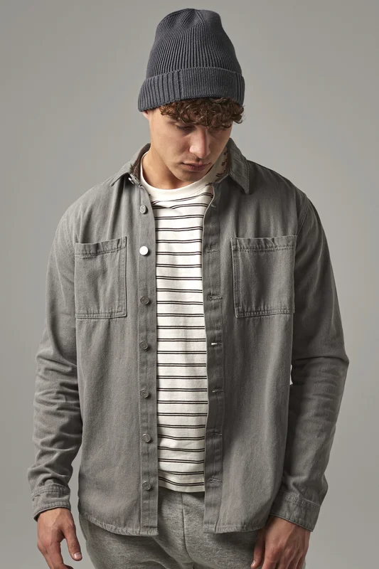 Organic Cotton Engineered Patch Beanie • Beechfield