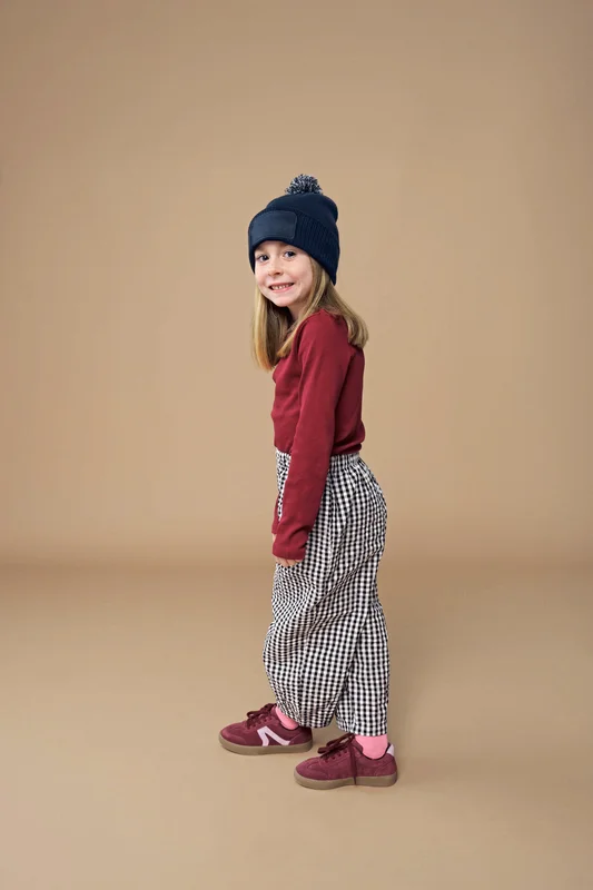 Kids Snowstar Patch Beanie • Beechfield