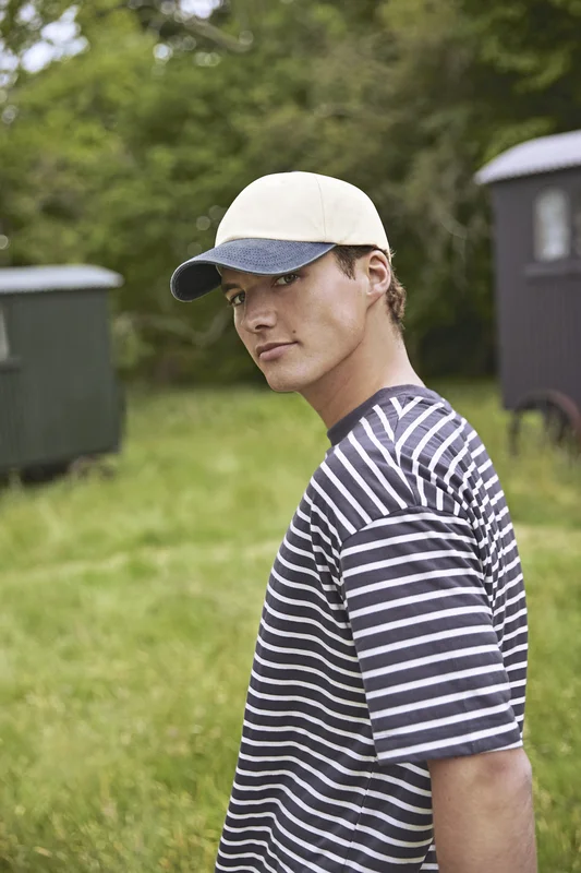 Contrast Peak Low Profile Vintage Cap • Beechfield