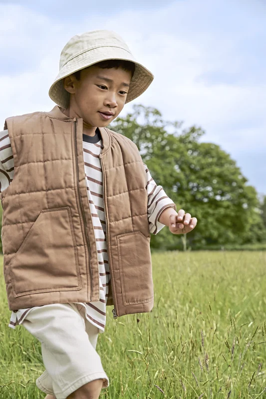 Junior Vintage Bucket Hat • Beechfield
