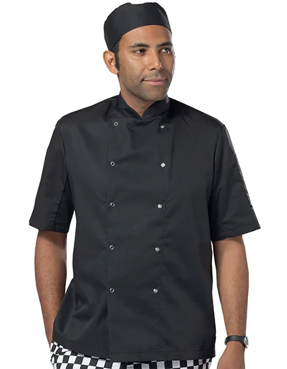 Short Sleeve Snap Stud Fastening Jacket • Dennys London