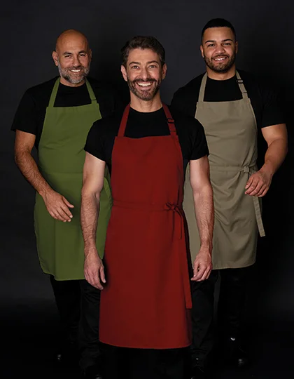Recycled Polyester Bib Apron • Dennys London
