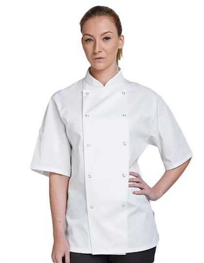 Short Sleeve Chef Jacket • Dennys London