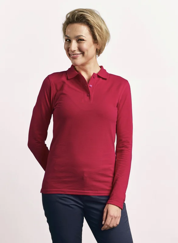 Women´s Heavy Polo Long Sleeve • Promodoro