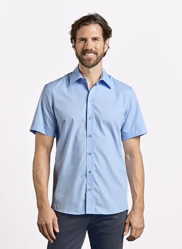 Men´s Poplin Shirt Short Sleeve • Promodoro