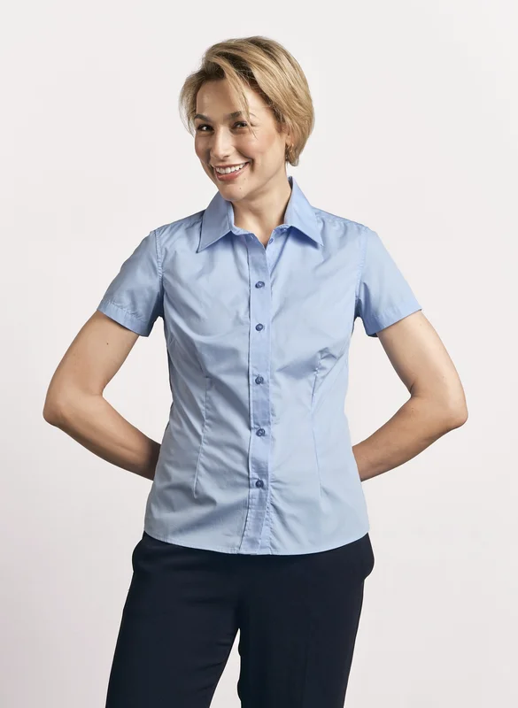 Women´s Poplin Shirt Short Sleeve • Promodoro