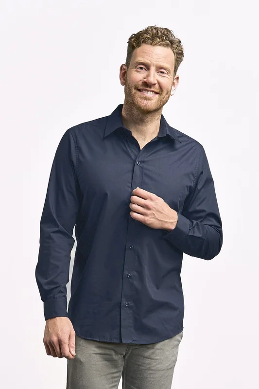 Men´s Poplin Shirt Long Sleeve • Promodoro