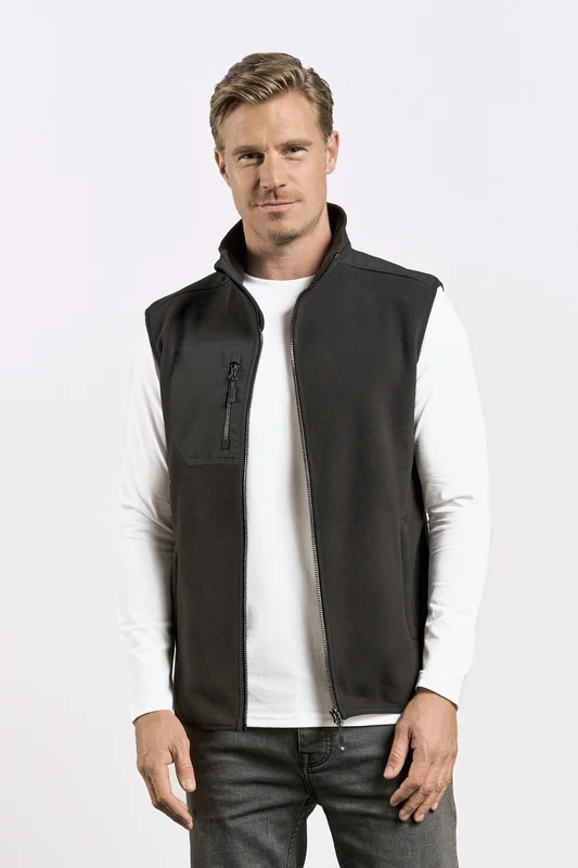 Men´s Canvas Fleece Vest • Promodoro