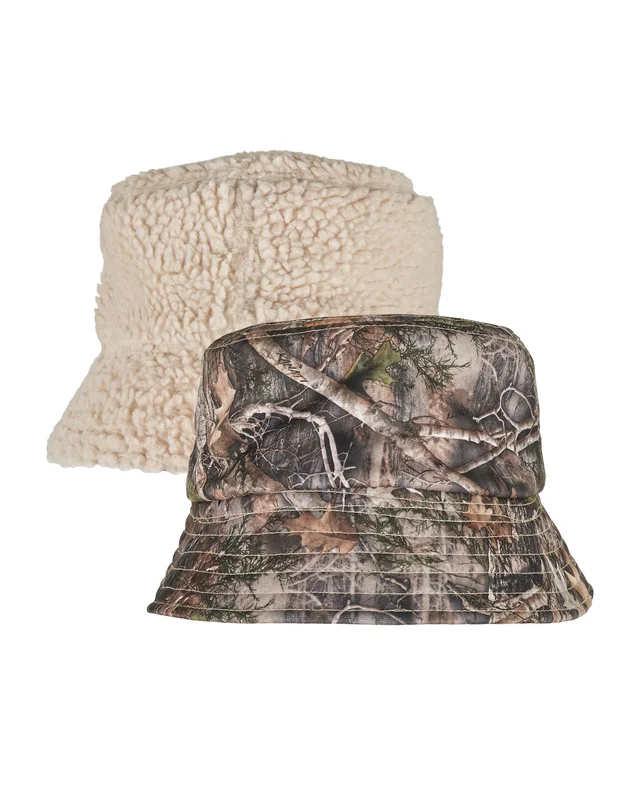 Sherpa Real Tree Camo Reversible Bucket Hat • FLEXFIT