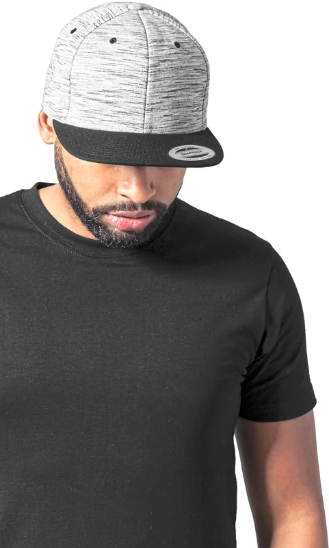 Stripes Melange Crown Snapback • FLEXFIT