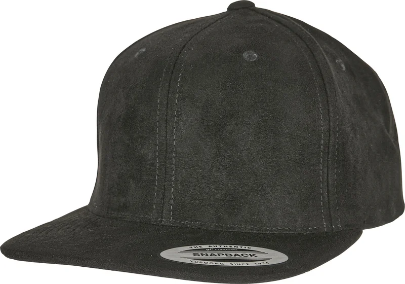 Suede Leather Snapback • FLEXFIT