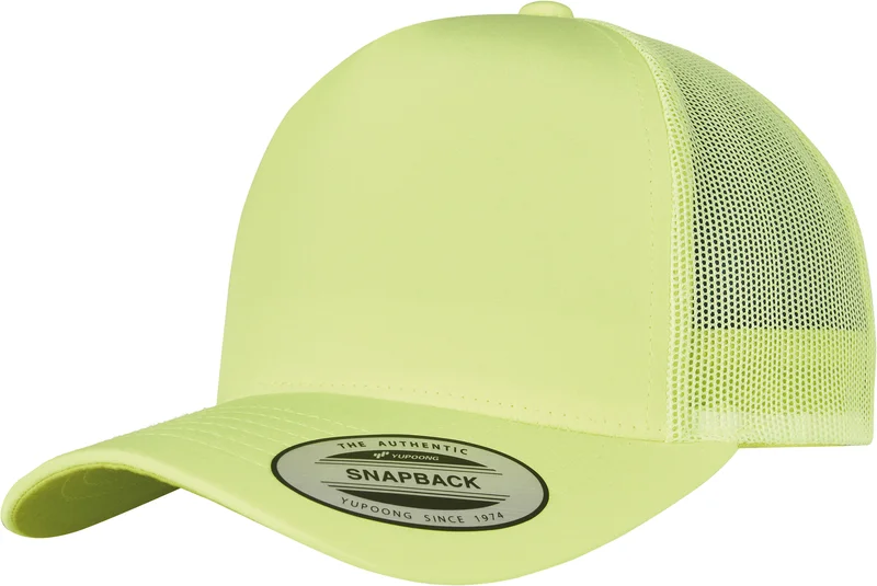 Neon Retro Trucker Cap • FLEXFIT