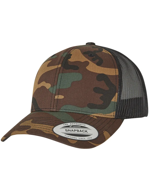 Retro Trucker Camo Cap • FLEXFIT
