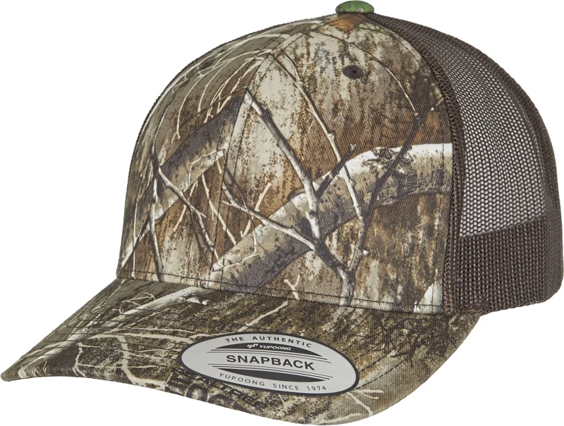 YP Classics Realtree Camo Retro Trucker Cap • FLEXFIT