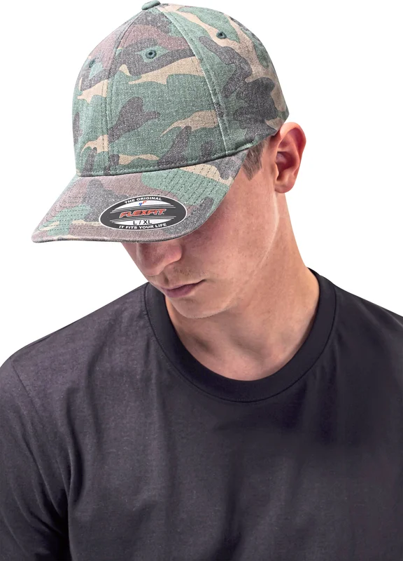 Flexfit Garmet Washed Camo Cap • FLEXFIT