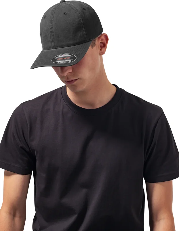 Garment Washed Cotton Dad Hat • FLEXFIT
