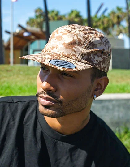 Digital Camo Jockey Cap • FLEXFIT