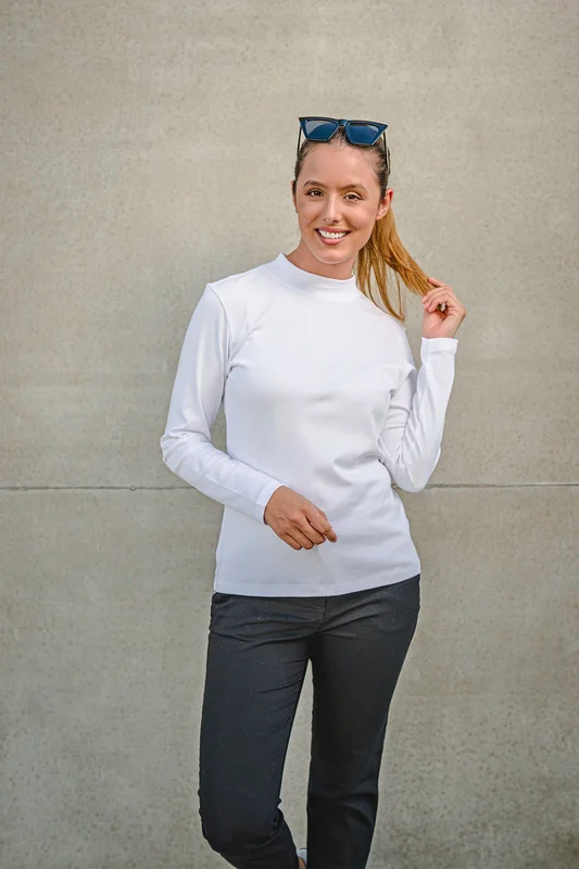 Women´s Premium Highneck Longsleeve Tees • HRM