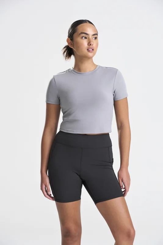 Women's Recycled Cropped T • Just Cool
