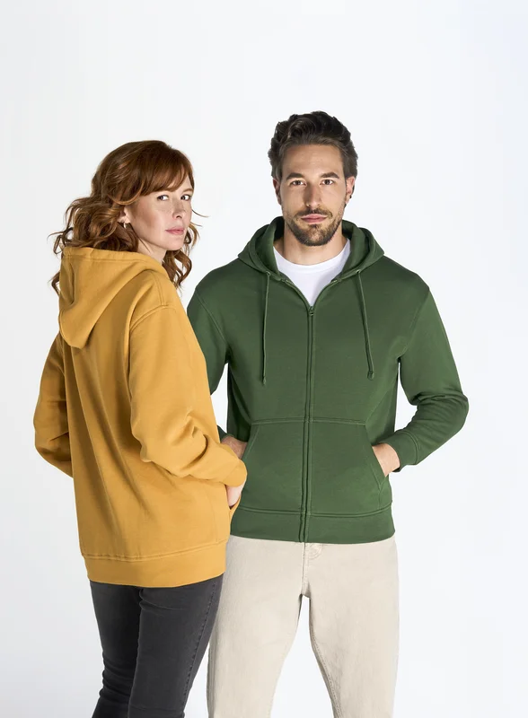 Zipped Hooded Sweater • JHK