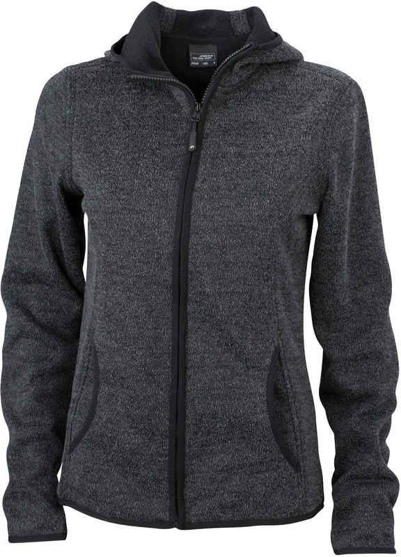 Ladies´ Knitted Fleece Hoody • Daiber