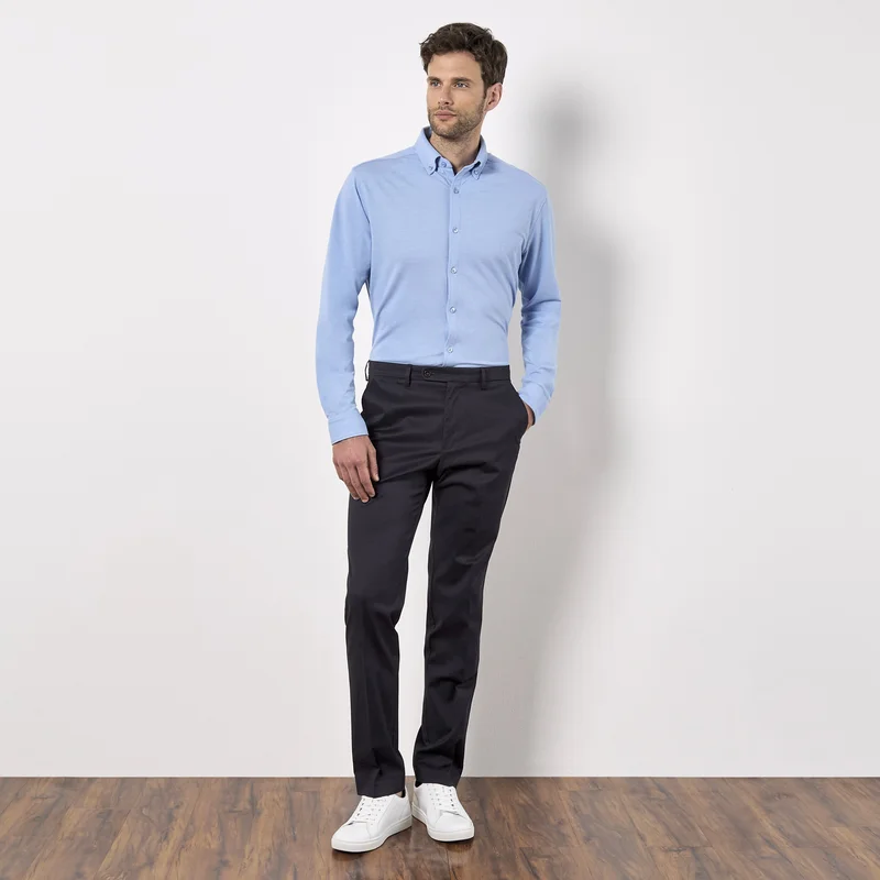 Tailored Fit Superwash® 60º Pique Shirt Long Sleeve • Kustom Kit