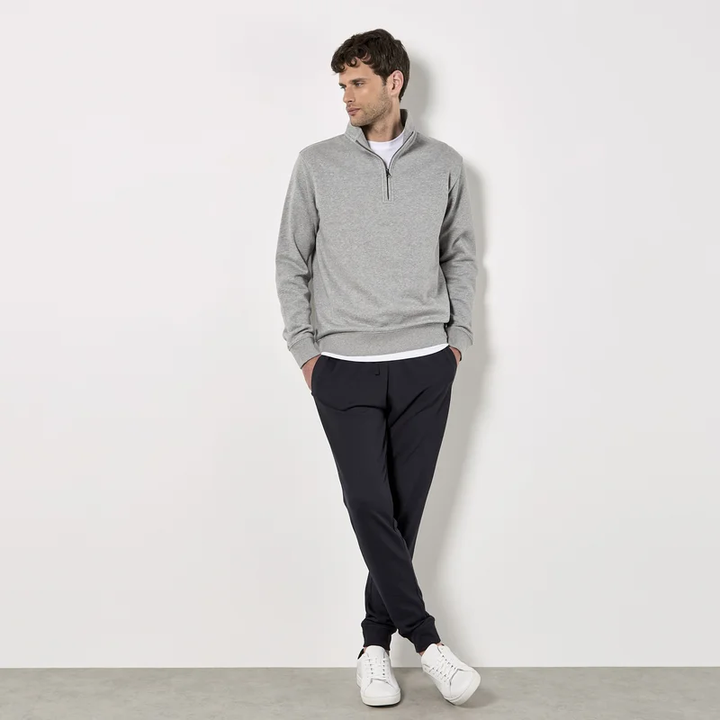 Regular Fit 1/4 Zip Sweatshirt • Kustom Kit