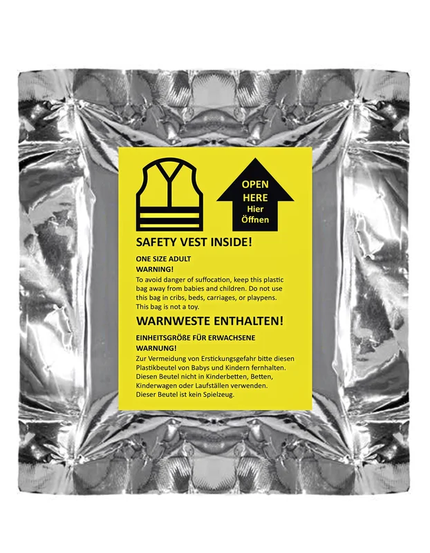 Safety Vest in mini vacuum packaging “Bottrop” • Korntex