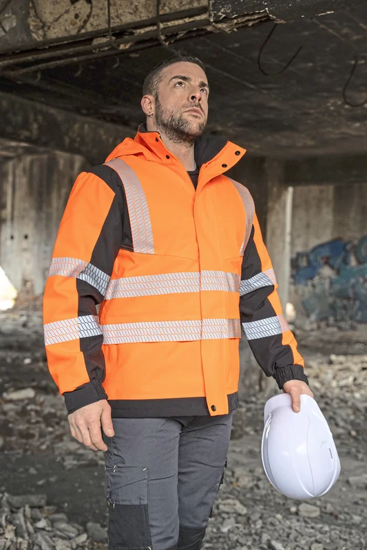 Premium Printable Hi-Vis Softshell Safety Jacket Copenhagen • Korntex