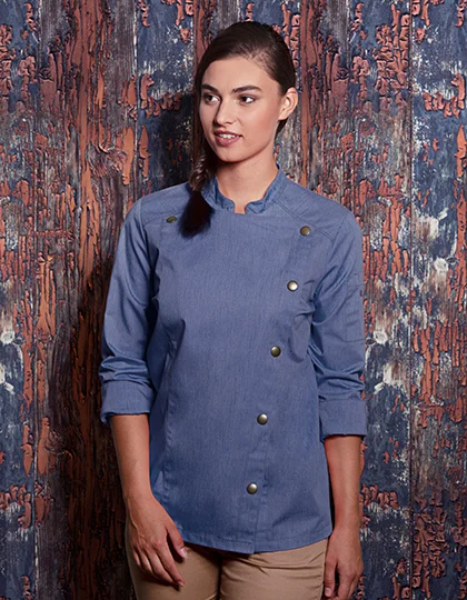 Damen Kochjacke Jeans-Style • Karlowsky