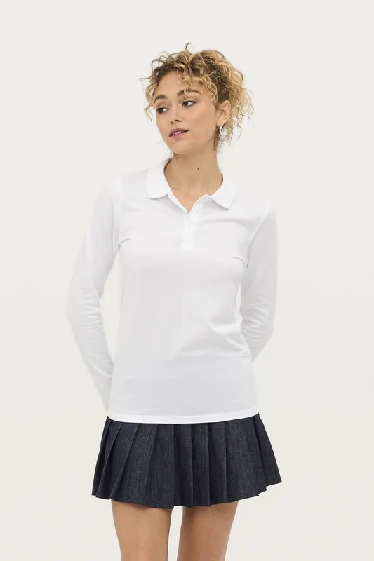 Women´s Long-Sleeve Piqué Polo Shirt Perfect • SOL´S