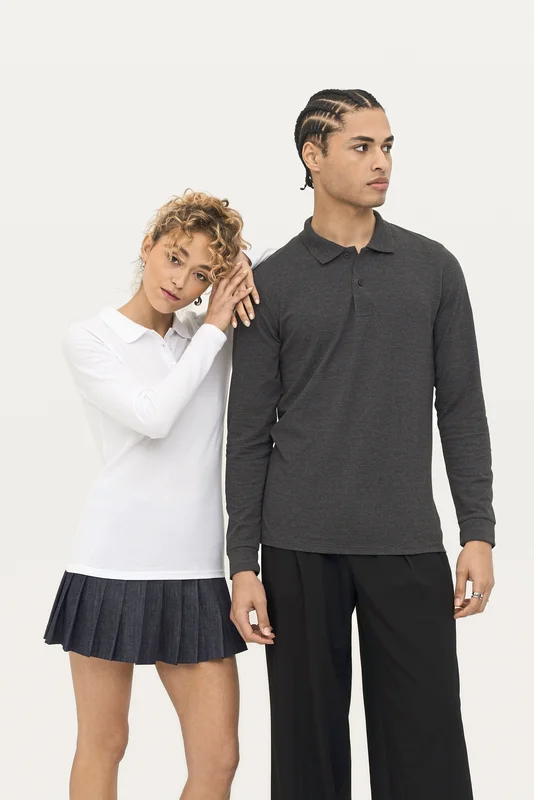 Men´s Long-Sleeve Piqué Polo Shirt Perfect • SOL´S