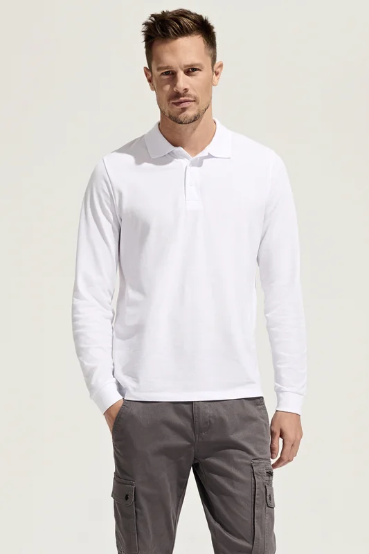 Unisex Long Sleeve Polycotton Polo Shirt • SOL´S