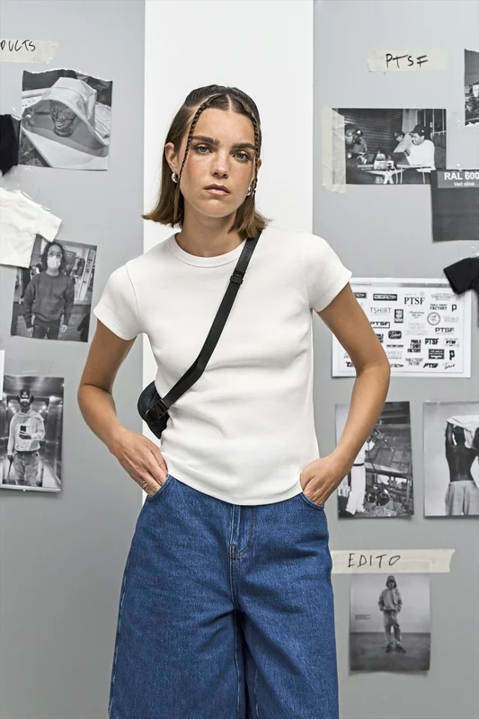 Women´s Ribbed T-Shirt Sara • SOL´S