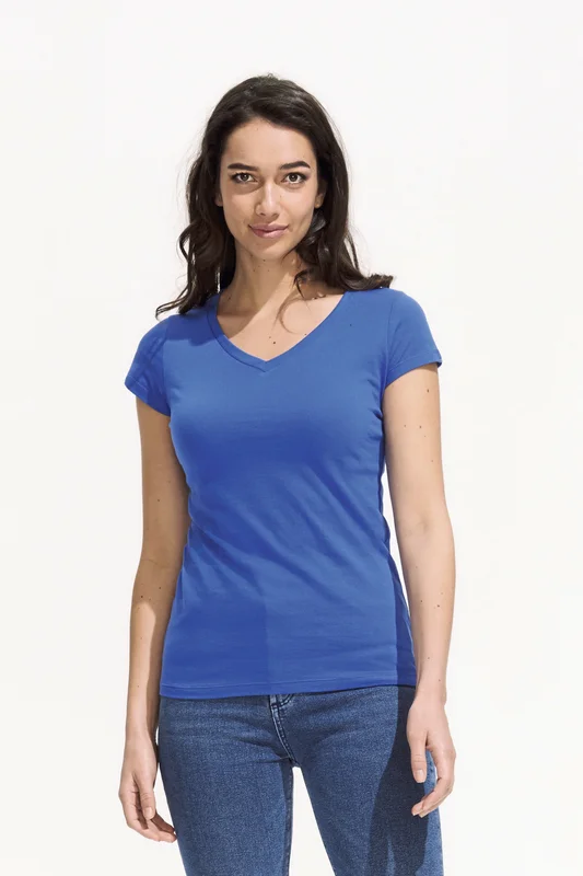 Women´s V-Neck-T-Shirt Moon • SOL´S