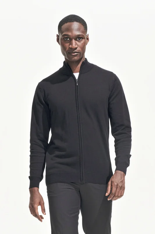 Men´s Zipped Knitted Cardigan Gordon • SOL´S