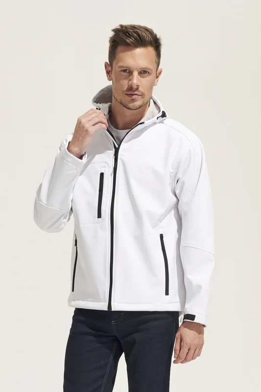 Men´s Hooded Softshell Jacket Replay • SOL´S