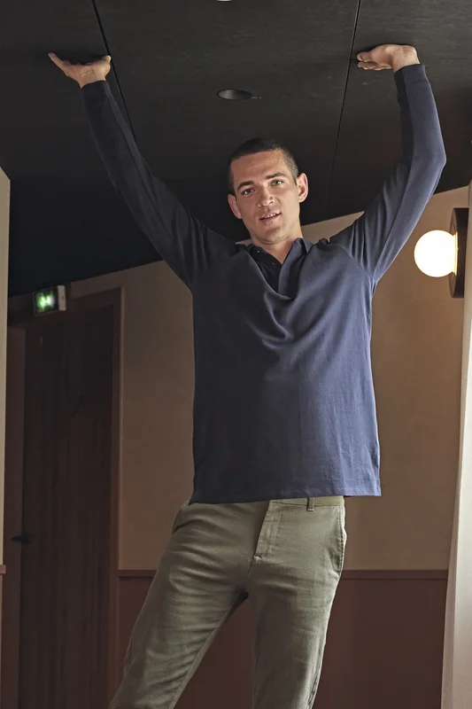 Men´s Long Sleeve Polo Shirt Owen • NEOBLU