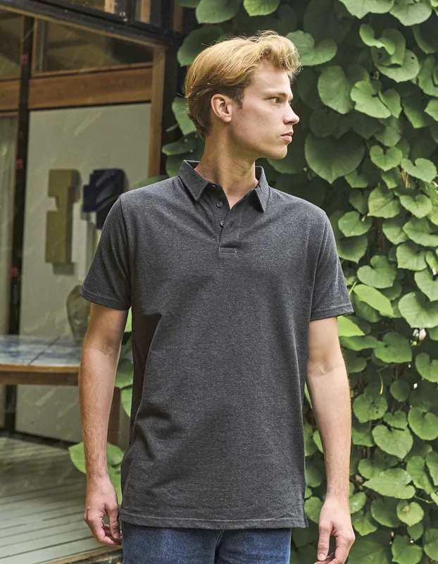 Recycled Cotton Polo • Neutral